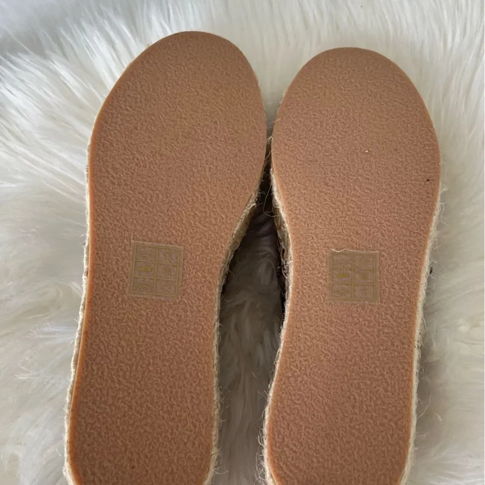 Jack Rogers platform snake skin espadrilles